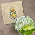 thumbnail image 2 of Netherlands Coat Of Arms 4'' X 4'' Square Wooden Coaster, 2 of 3
