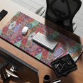thumbnail image 2 of Long Mouse Pads for Desk,Multicolor Ethnic Diamond Pattern Desk Mats on Top Of Desks, Desk Mouse Pad Extra Large with 3mm Non-Slip Base and Stitched Edge for Gaming,Office,Work,Home 35.4"x15.7", 2 of 6