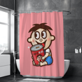thumbnail image 3 of Cortina de ducha Wangwang para accesorios de baño, juego de cortinas divisorias plegables, para baños, dormitorios, casas, habitaciones, cuartos de baño, impermeables, 3 of 5
