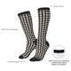 thumbnail image 4 of Fotbe Black and white houndstooth Calcetas Divertidas Estampadas para Hombre y Mujer, Calcetas de Algodón hasta la Rodilla para Caminar, Correr, Enfermería y Embarazo, 4 of 6