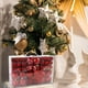 thumbnail image 5 of 100 mini bolas decorativas para árbol de Navidad de varios tamaños, de plástico irrompible. Rojo, 5 of 7
