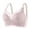 Pink, variant on Women's Solid Maternity Open Button Breastfeeding Bra Pulls Up Sag Feeding Comfort Thin Blue 42