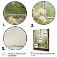 thumbnail image 3 of Designart "Blooming Farm Windows in the Countryside II" Farm Framed Wall Art - Country Green Farm Windows Hallway Framed Wall Art Decor, 3 of 6