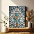 thumbnail image 6 of UXIEQU Persian Floral Relief Canvas Wall Art 15.75x11.81 Inches, 6 of 8