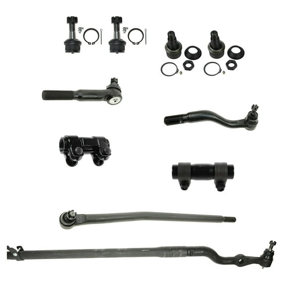 TRQ Front Balljoint Tie Rod End Sleeve Suspension Kit for Ford Excursion Pickup PSA58754