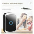 thumbnail image 6 of Wireless Doorbell, home pager,Easy installation, Waterproof, Adjustable Volume, 60 Chimes, 5 Volume Adjustments, 6 of 7