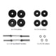 thumbnail image 3 of Juego de pesas para levantamiento de mancuernas ajustables con funda, 38 libras, negro, 3 of 4