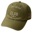thumbnail image 5 of WKSCLPAI Old Funny c_kers Club-Vintage Baseball Cap 100% B-itter Lifetime Member Commemorative Cap, Adjustable Distressed Funny Hat, Gift for Retired Friends, 5 of 6