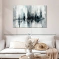thumbnail image 2 of Elephant Stock Indigo Harbor Lights Wall Art - Horizontal Canvas Wall Art - Living Room Wall Decor - Abstract Canvas - Black And Gray Decor By Nan - 45" x 30", 2 of 8