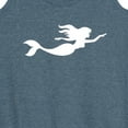 thumbnail image 3 of Instant Message - Mermaid Silhouette - Women's Racerback Tank Top, 3 of 6