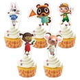 thumbnail image 7 of 32 PCS For Animal Crossing Theme Party Decorations,Includes 13 Cupcake Toppers,5*3ft Birthday Backdrop Decorations,18 Balloons,for Birthday Party Decorations Supplies, 7 of 7