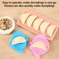 thumbnail image 5 of Holloyiver Dumpling Maker, Colorful Pastry Skin Press Mold Set, Plastic Chinese Dumpling Wonton Meat Pierogi Pie Dough Press Skin Maker Kit for Home Kitchen Cooking Picnic Holiday, 5 of 6