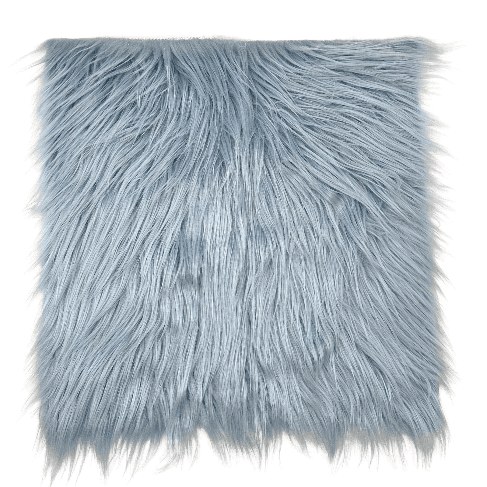 Ice Fabrics Faux Fur Fabric Squares - 10x10 Inches Pre-Cut Craft Fur Fabric  - Shaggy Mohair Fabric for Costumes, Apparel, Rugs, Pillows, Decorations  and More - Baby Blue Fur Fabric 