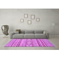 thumbnail image 3 of Ahgly Company Indoor Square Abstract Purple Modern Area Rugs, 8' Square, 3 of 4
