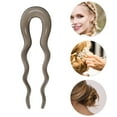 thumbnail image 3 of Unique Bargains 1 Pc Hair Pin U-shaped Hair Accessories 5.12"x1.57" Gray, 3 of 5