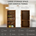 thumbnail image 6 of HOMCOM 64" Kitchen Pantry Storage Cabinet with 3 Adjustable Shelves, 6 of 9