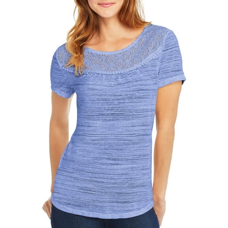cropped peasant tee