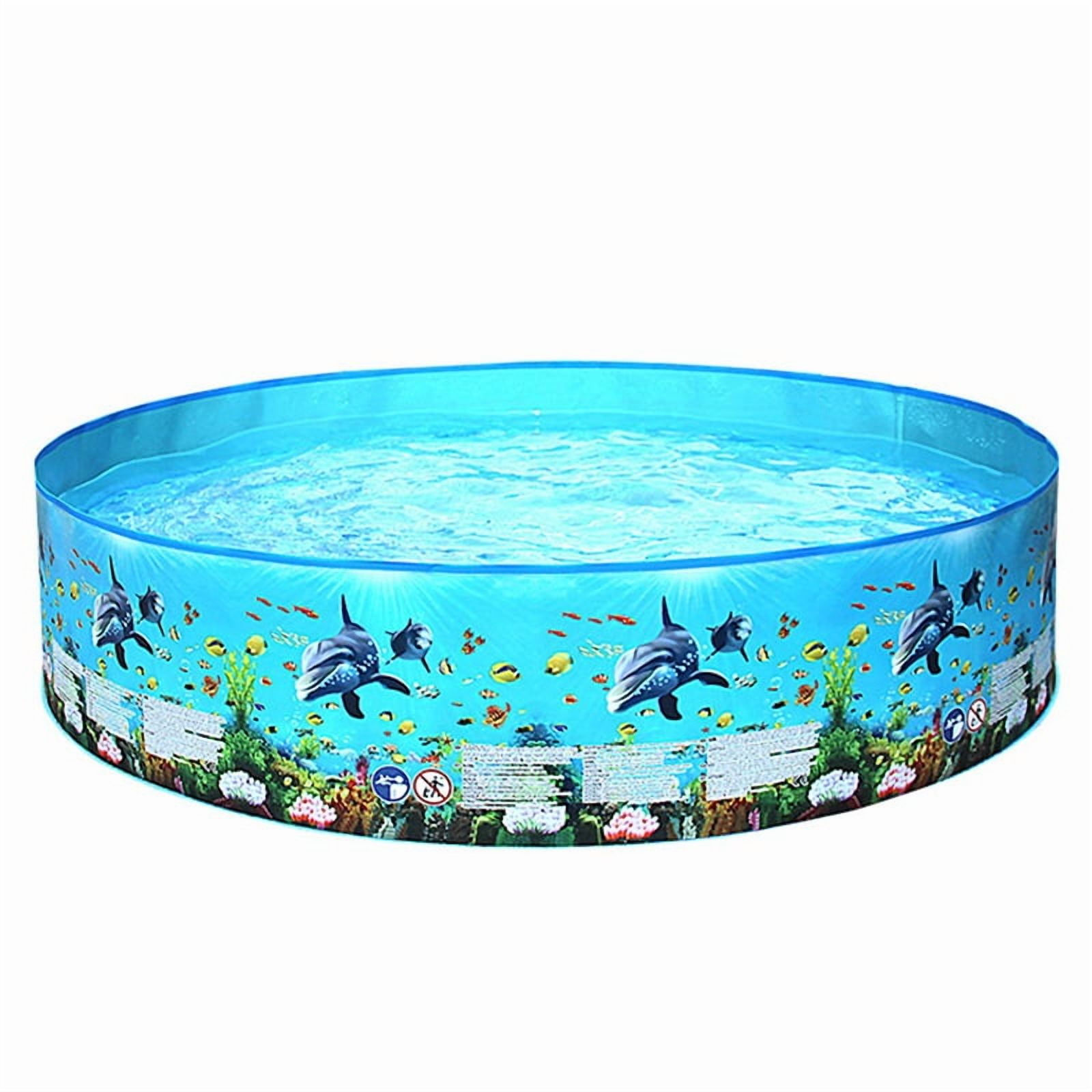 golytefs Inflatable Swimming Pool Large Capacity Foldable Swim Ball Pool Multifunction Baby Bathtub Pool for Outdoor Indoor Playing Water Accessories