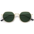 thumbnail image 1 of Lentes de Sol SOJOS Redondos Poligonales SJ1157 con Lentes Polarizadas Turquesa, 1 of 5