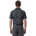 thumbnail image 3 of Ben Hogan Performance Men's & Big Men's Fall Leaf Print Short Sleeve Polo Shirt, up to 5XB, 3 of 8