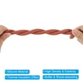 thumbnail image 3 of Uxcell Silicone Foam Seal Strip, 3.3Ft 0.79"Dia Round Weather Stripping Cord, Red, 3 of 5
