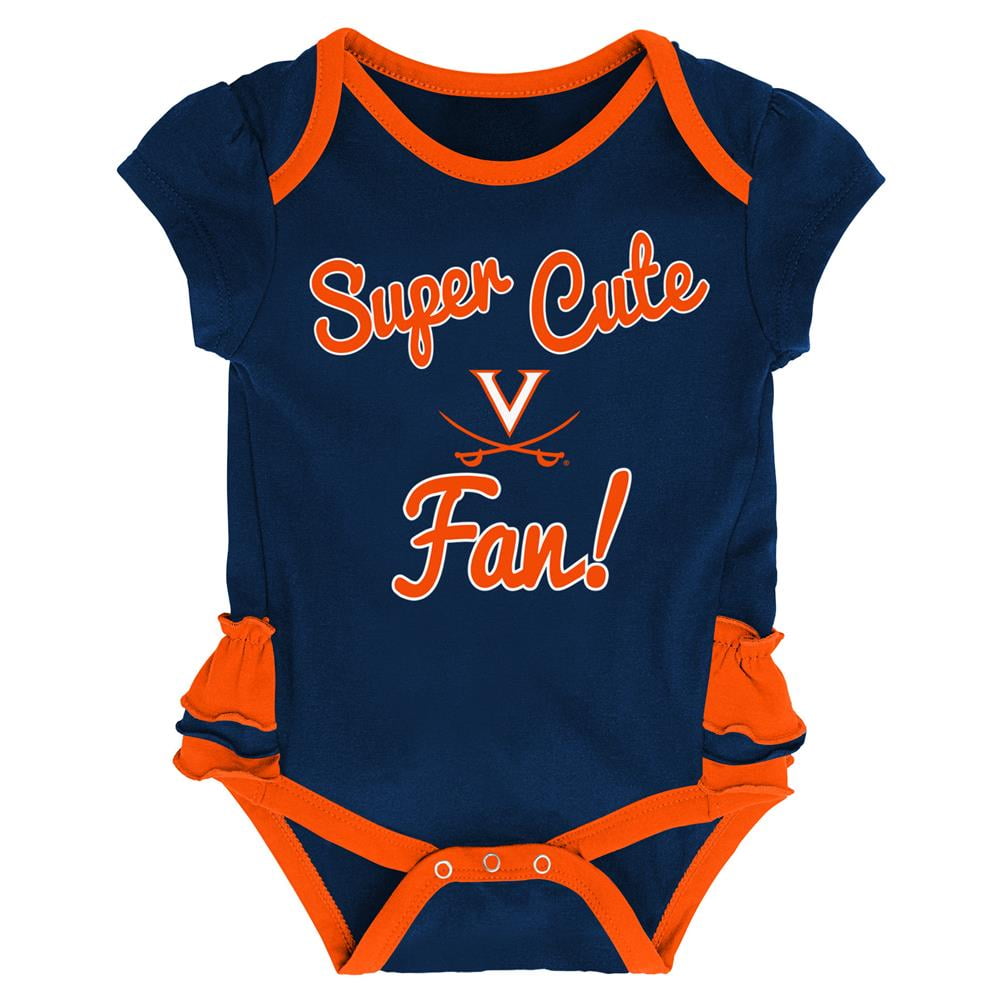 Outerstuff Infant University of Virginia Cavaliers Creeper Set Baby Snapsuit Set