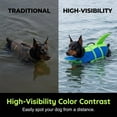 thumbnail image 5 of Dog Life Jacket with Chin Float for Small Medium Large Dogs, Adjustable Swim Vest with Rescue Handle, High Buoyancy, Blue, X-Small, 5 of 8
