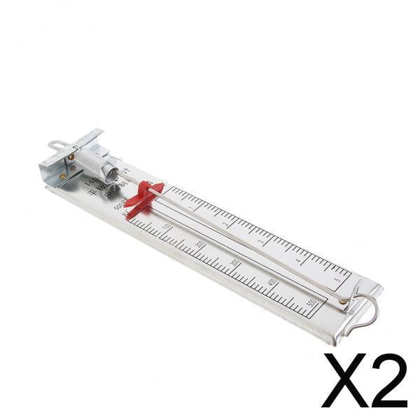 Medidor De Fuerza 2x5N, Dinamómetro De Resorte, Equilibrio De Doble Escala 2 piezas