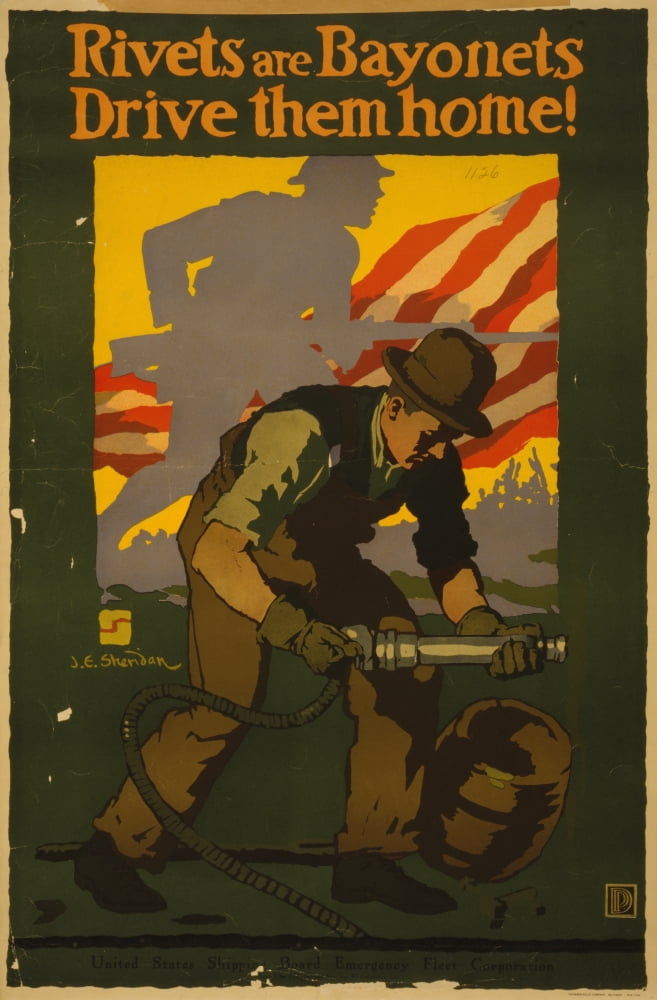 Poster 1914-18 Rive
