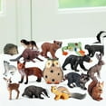thumbnail image 2 of Figuras de Animales D, Decoración de Escritorio, Decoración para Tartas, Decoración , Figuras de Acción, Figuras de Sunnimix Figuras de animales del bosque, 2 of 6