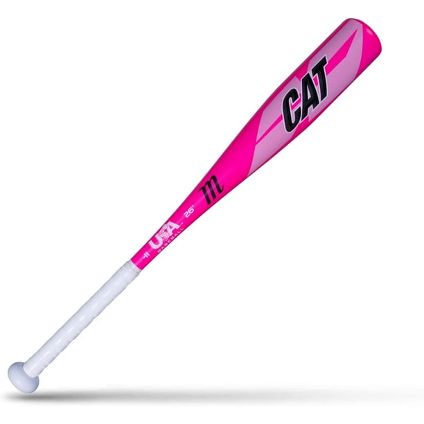Marucci CAT USA Tee Ball Pink 11, 2 5/8 (MTBC11YUSAP24/13) Aluminum