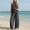 Dark Gray plus size 2 piece set a1, variant on Women's Plus Size Halter Neck Sleeveless 2 Piece Set Casual Solid Boho Beach Outfits Loose Top Pants Matching Summer Travel Clothes Cruise Lounge Sets Airport Style, Yellow XL