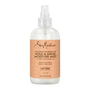 SheaMoisture Hold and Shine Moisture Mist Women's hairspray with Silk Protein Neem Oil, 8 fl oz