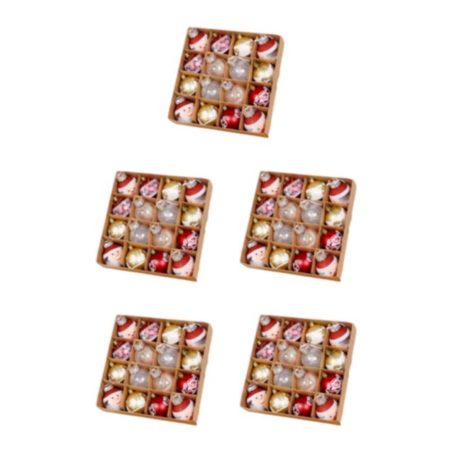 kurtrusly Easy To Christmas Ball Christmas Themed Elements For Christmas Decorations 3 5Set