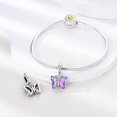 thumbnail image 3 of 925 Sterling Silver Purple Series Charms - Chameleon, Butterfly, Balloon - Fits Bracelets, 3 of 27