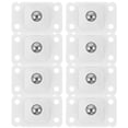 thumbnail image 1 of 8pcs Self-Adhesive Wheel Convenient Sticky Caster Storage Case Caster (White), 1 of 1