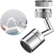 thumbnail image 1 of Faucet Extender, 720 Degree Swivel Sink Faucet Aerator, Water Saving Faucet Sprayer Attachment for Kitchen and Bathroom (Two Water Modes), 1 of 5