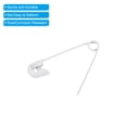 thumbnail image 4 of Uxcell Safety Pins 0.98 Inch Metal Small Sewing Pins White 500Pcs, 4 of 5
