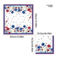 thumbnail image 3 of 50 Pcs Memorial Day Floral Napkins - 4th of July Patriotic Party Supplies, Independence Day & Veterans Day Party Decor (A), 3 of 6