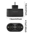 thumbnail image 3 of Fokuz Plug SocketGerman And European Compatible Socket Adapter SlotPlug For KitchenAnd Travel (250V16A), 3 of 6