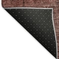thumbnail image 5 of HomeRoots 665430 8 ft. Rust & Gray Southwestern Washable Round Area Rug with UV Protection, 5 of 8