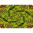 thumbnail image 1 of Ahgly Company Machine Washable Indoor Rectangle Transitional Pistachio Green Area Rugs, 2' x 3', 1 of 7