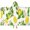 Yellow Lemon Fruit-2, variant on Yellow Lemon Fruit Sunflowers White Pattern Hooded Bath Towel,50"x30" for Ages 3 To 12 Kids, Quick Dry Lightweight Soft Microfiber Hood Beach Towel Cover Up for Kids