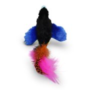 Vibrant Life Catnip Feather Bird Cat Toys, Parrot and Toucan, 2 Count