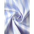 thumbnail image 6 of DARING DIVA Women's Satin Floral Button Down Pajama Sets S Blue Stripe, 6 of 6