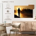 thumbnail image 5 of Elephant Stock Foggy Riverbank Fishing Wall Art - Horizontal Canvas Wall Art - Living Room Wall Decor - Hobbies And Lifestyle Canvas - Orange And Black Decor - 36" x 24", 5 of 8