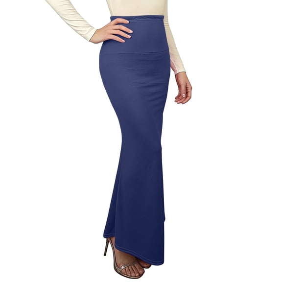 Haivin Womens Soft Midi Skirt for Women Black Bodycon Long Pencil Skirts High Waisted Elegant Fall Winter Thick Skirt 2026