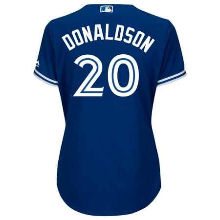 Ladies Josh Donaldson Toronto Blue Jays Cool Base Replica Away Jersey Walmart