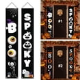 thumbnail image 3 of 1 Pair Halloween Porch Sign Creative Hanging Porch Banner Festival Hanging Sign, 3 of 10