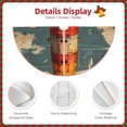 thumbnail image 3 of Lukts Rusty Rocket Launch Print Color Life Christmas Tree Skirt, Winter Holiday Tree Mat Decoration ,Can be Used as A Shawl-30", 3 of 6